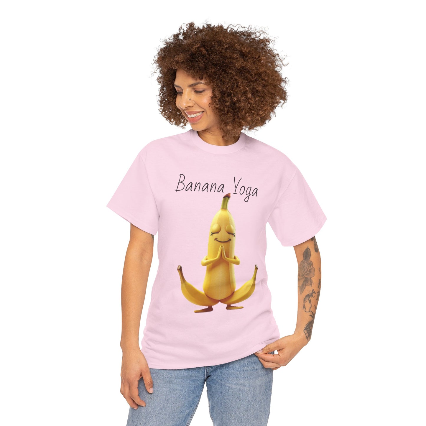 Banana Yoga Unisex Heavy Cotton Tee