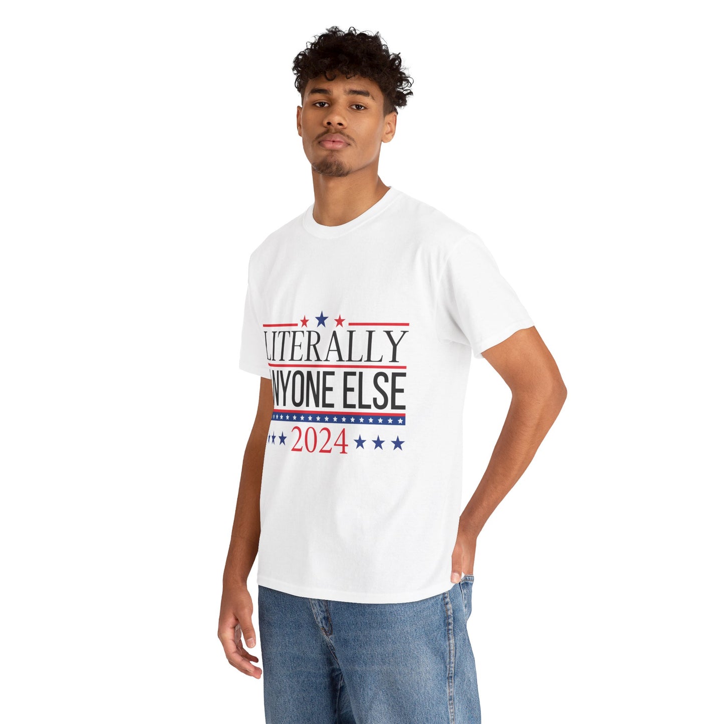 Anyone Else 2024 Unisex Heavy Cotton Tee