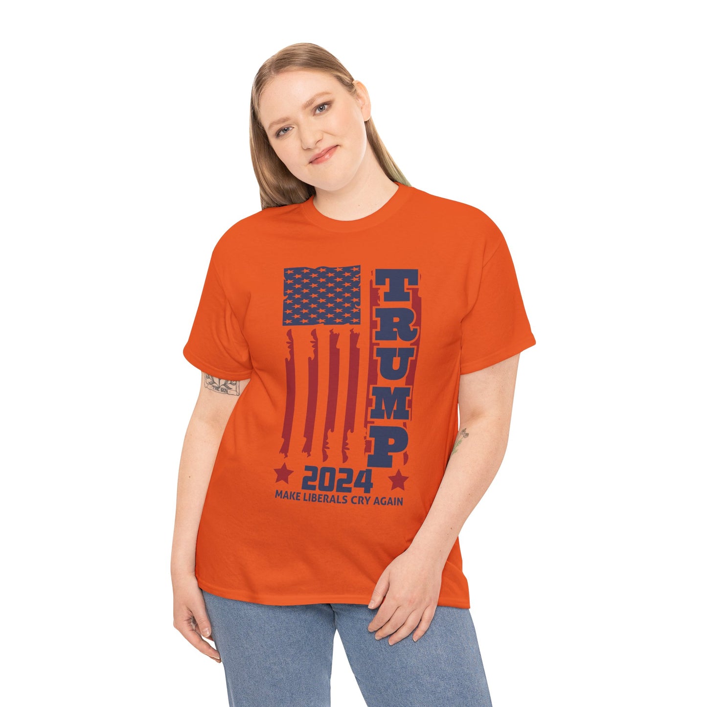 Trump 2024 A Unisex Heavy Cotton Tee