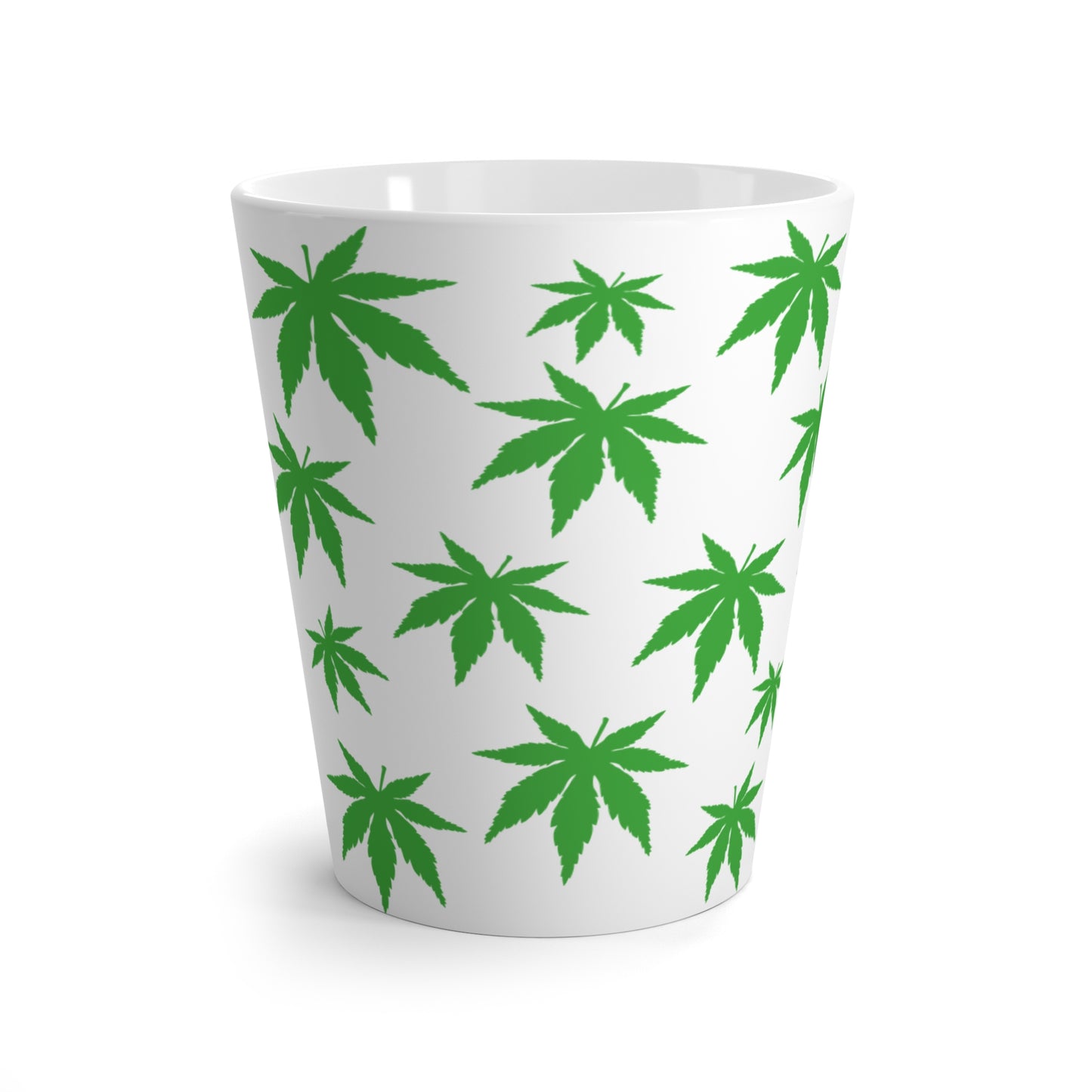 Cannabis Leaf Latte Mug