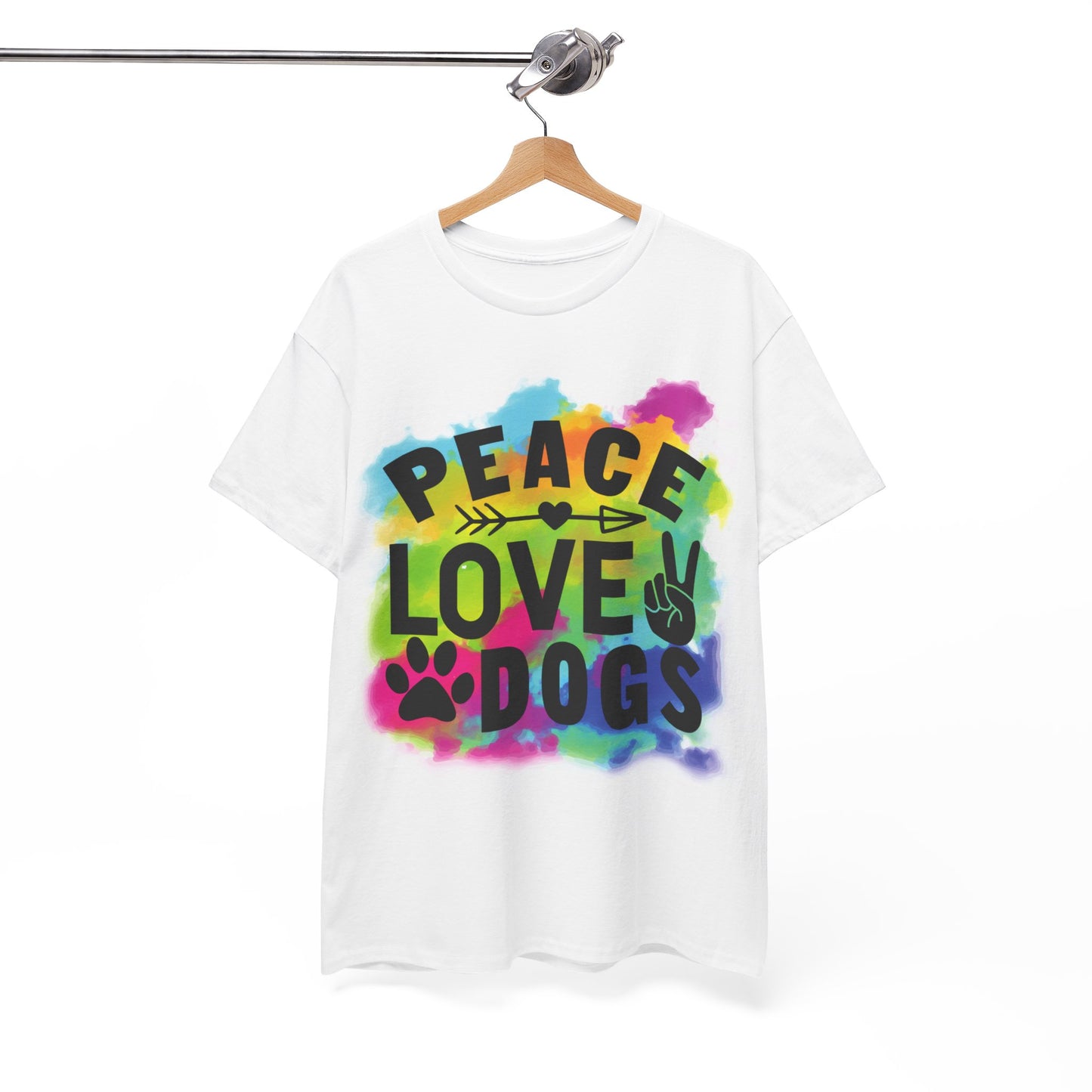 Peace Love Dogs Unisex Heavy Cotton Tee