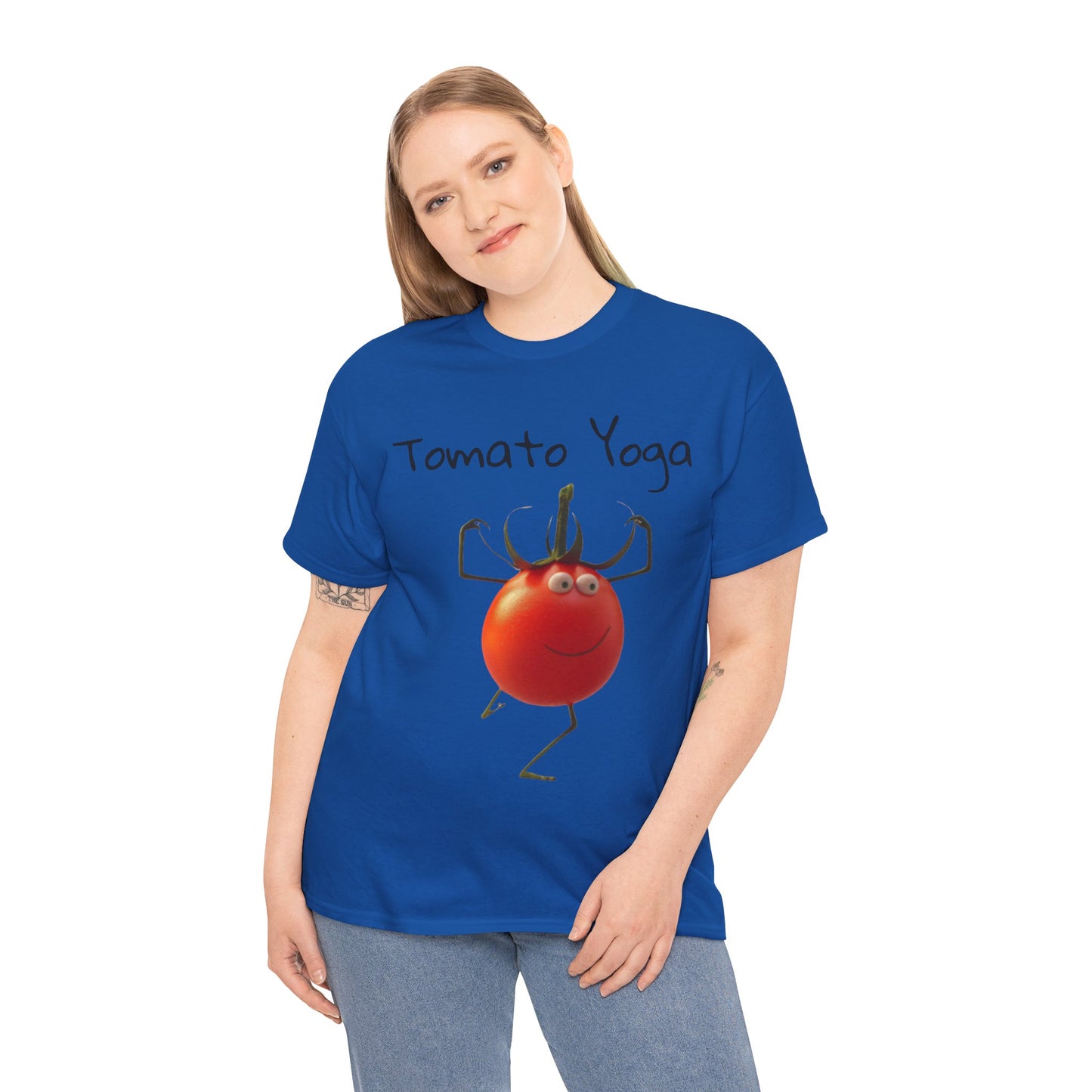 Tomato Yoga Unisex Heavy Cotton Tee