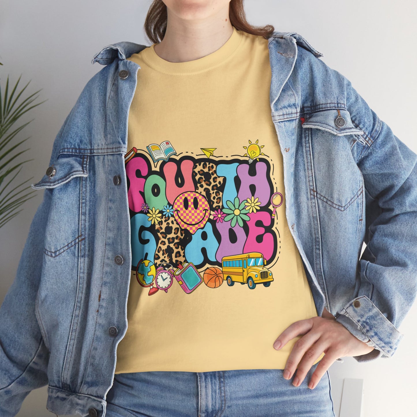 Fourth Grade Unisex Heavy Cotton Tee