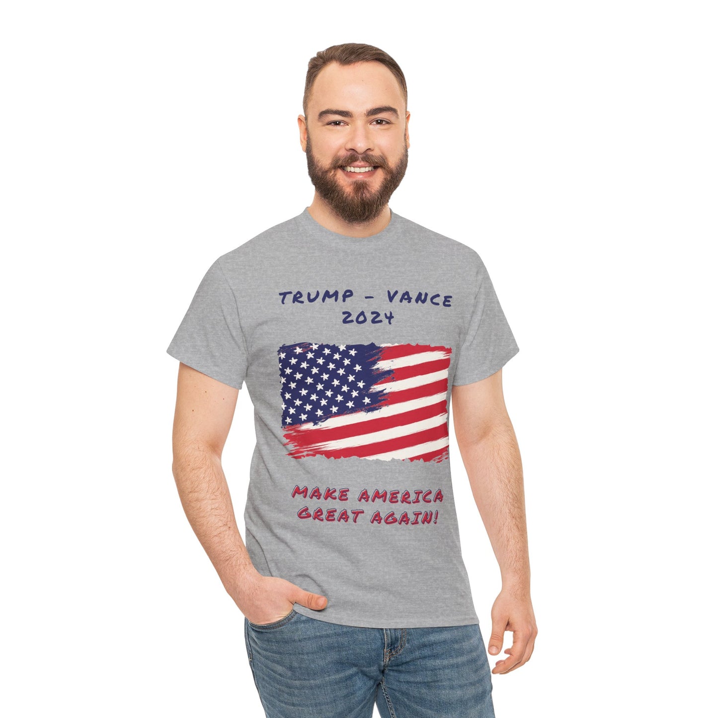 Trump Vance Unisex Heavy Cotton Tee