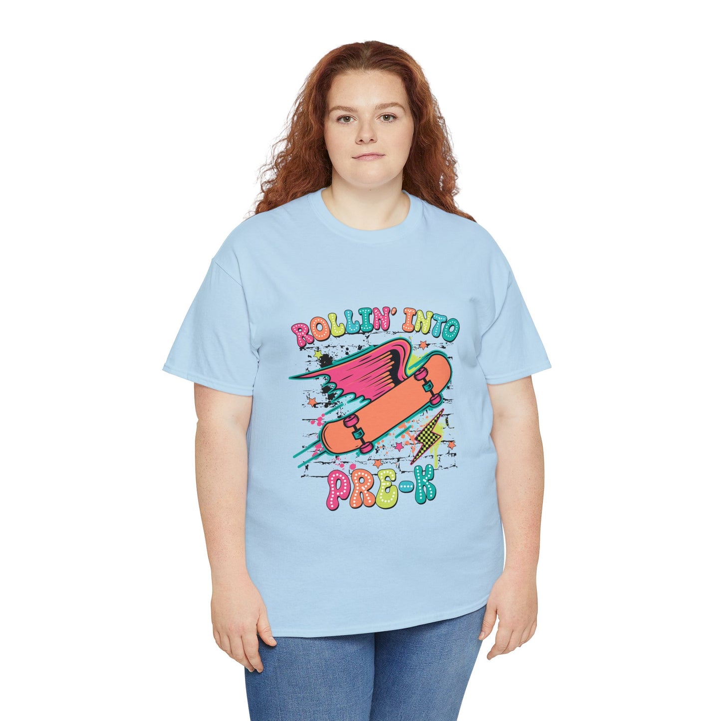 Rockin Into Pre K Unisex Heavy Cotton Tee