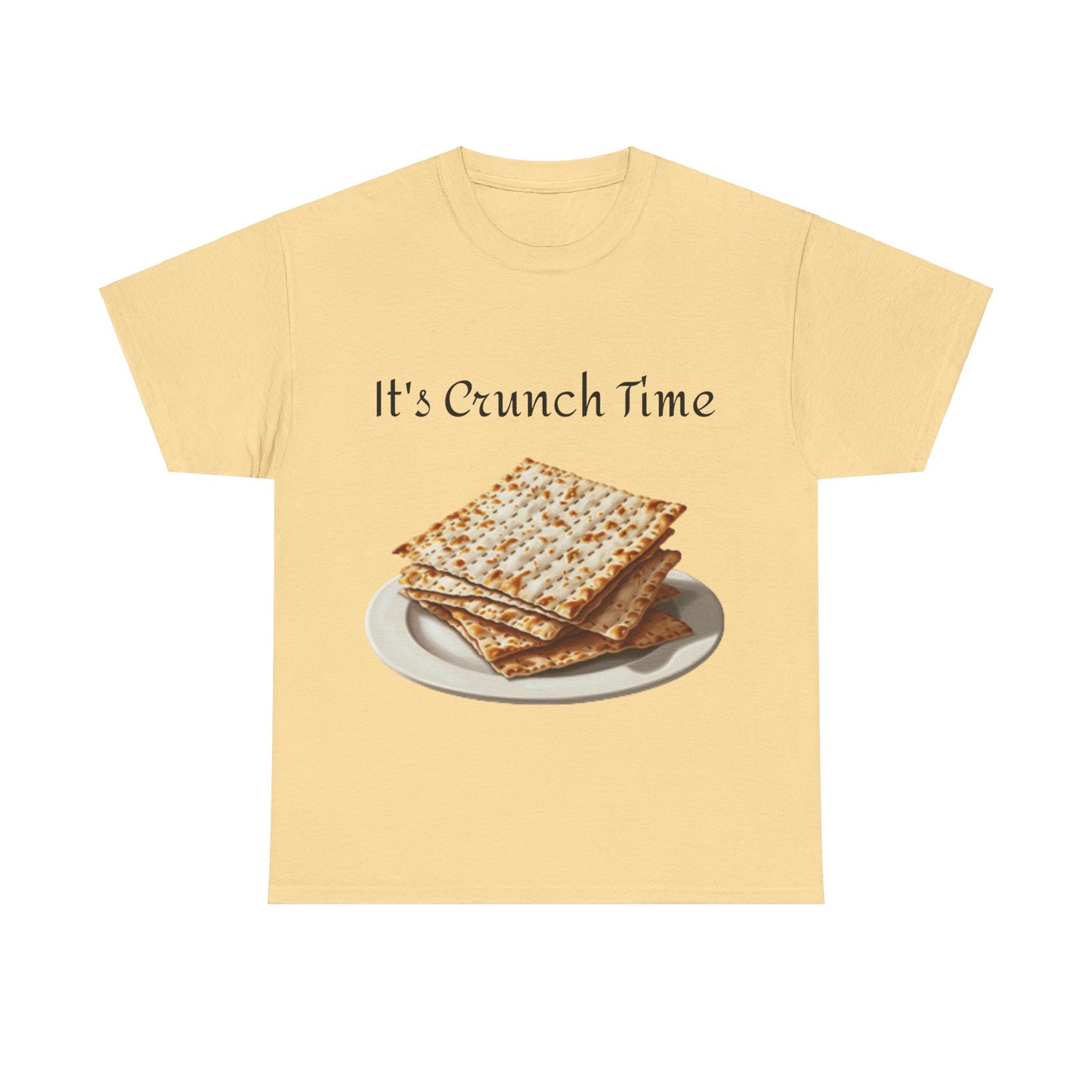 It's Crunch Time Matza Unisex Heavy Cotton Tee