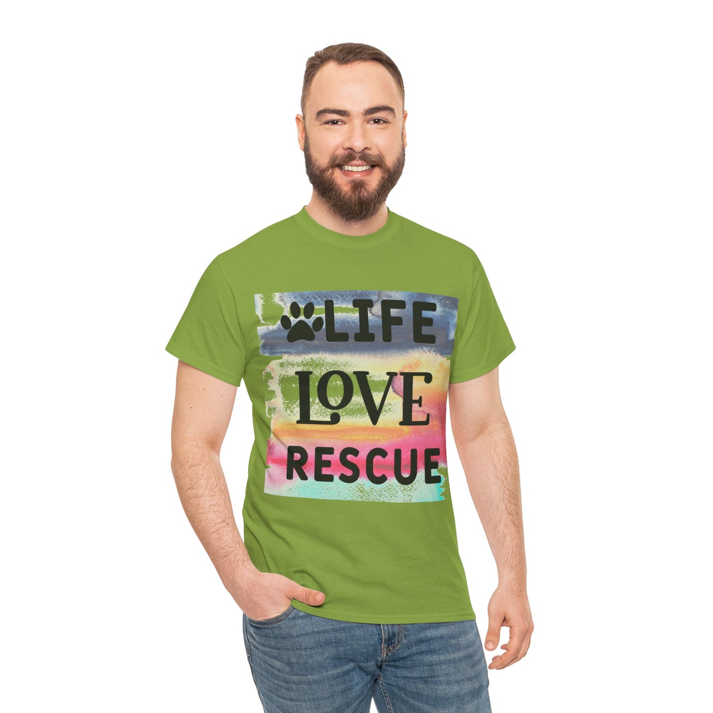 Life Love Rescue Unisex Heavy Cotton Tee