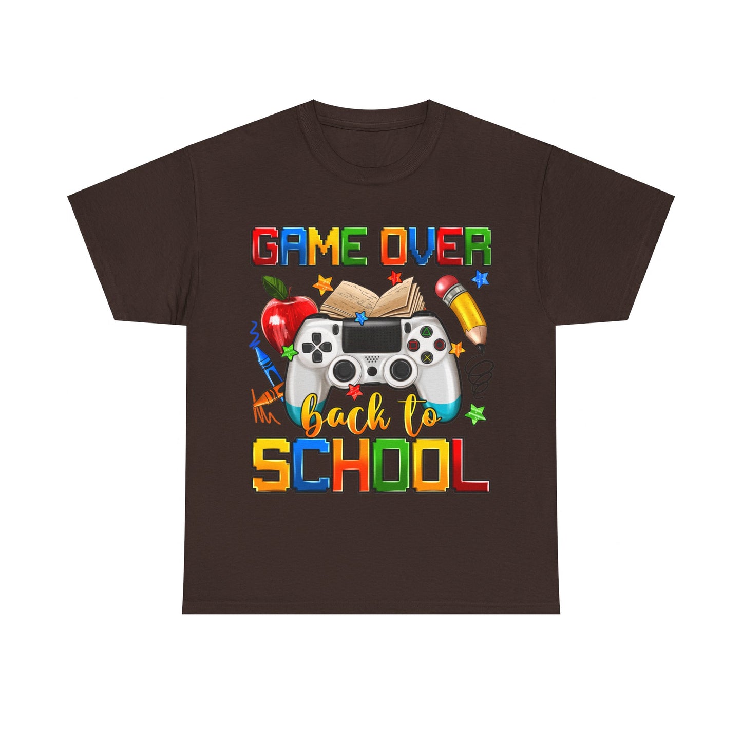 Game Over Back To School Unisex Cotton Tee