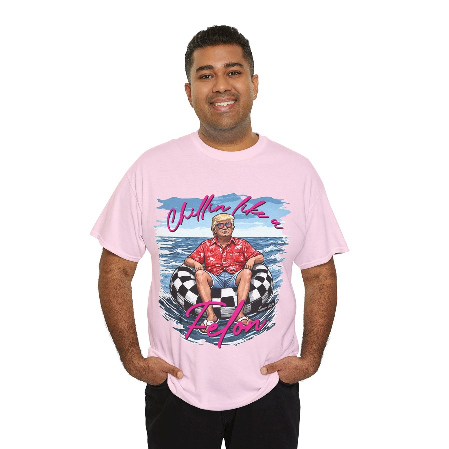 Trump Chillin' Unisex Heavy Cotton Tee