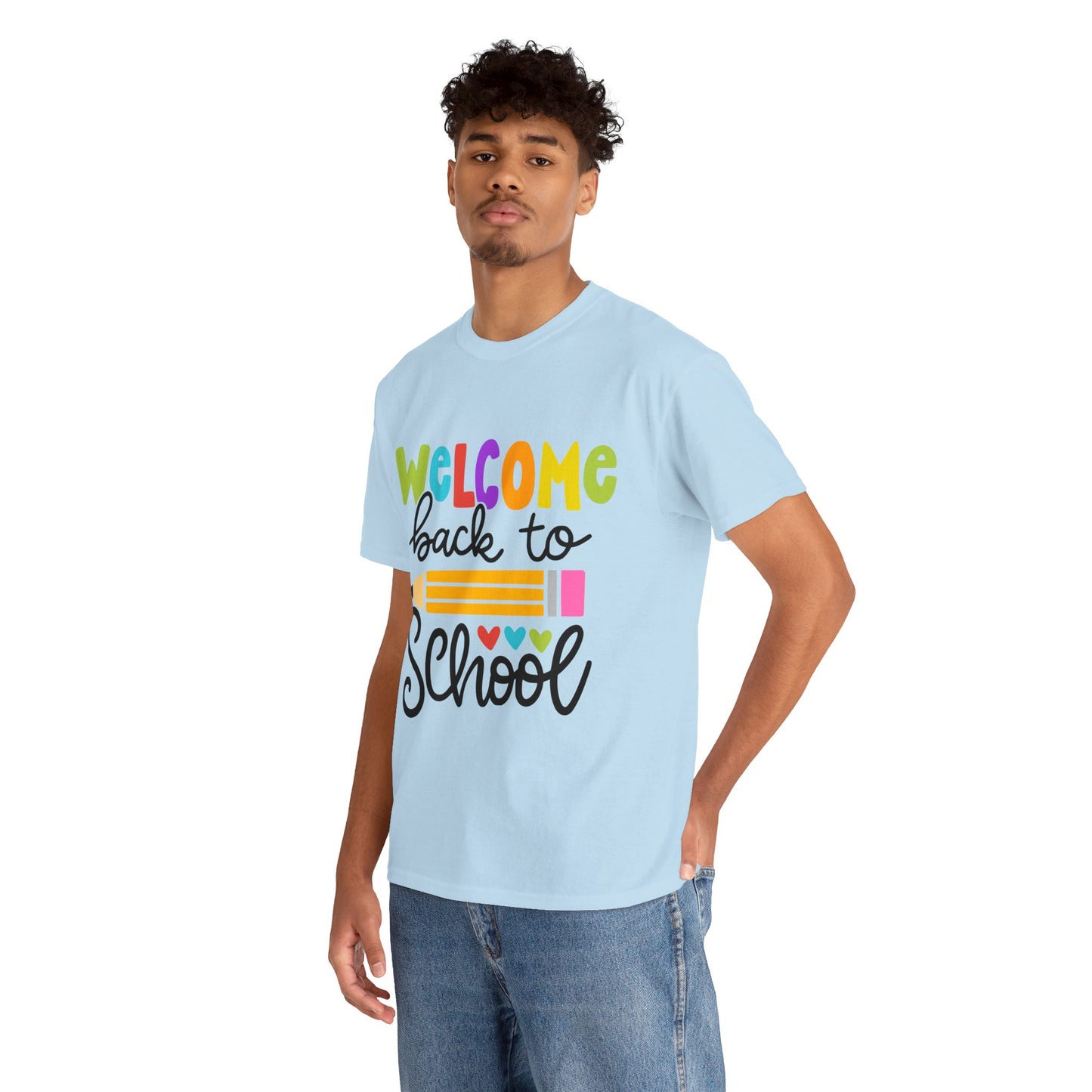 Welcome Back To School Unisex Heavy Cotton Tee