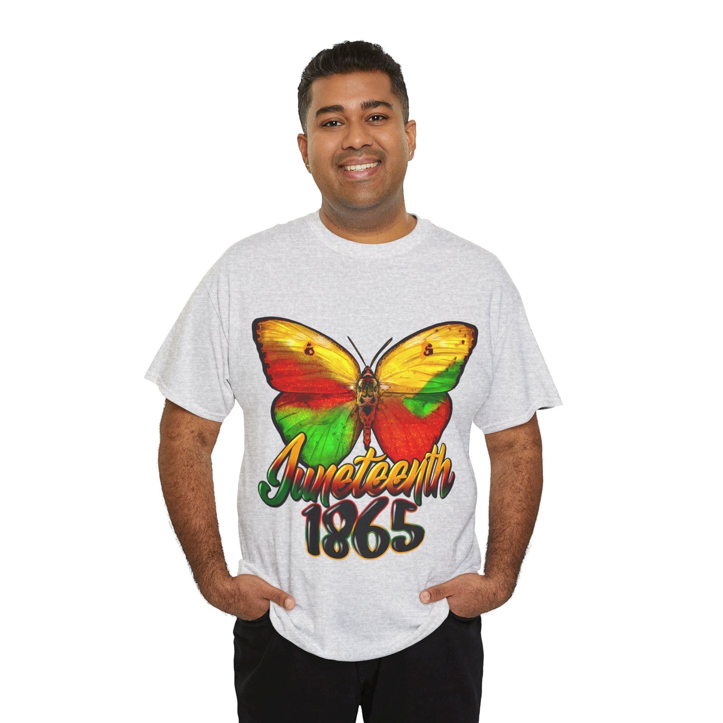 Juneteenth Butterfly Unisex Heavy Cotton Tee