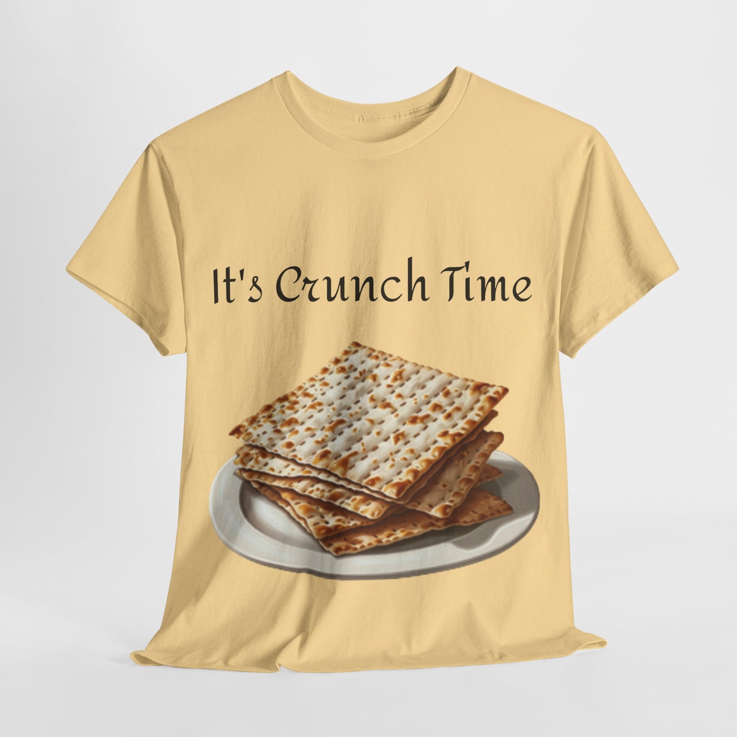 It's Crunch Time Matza Unisex Heavy Cotton Tee