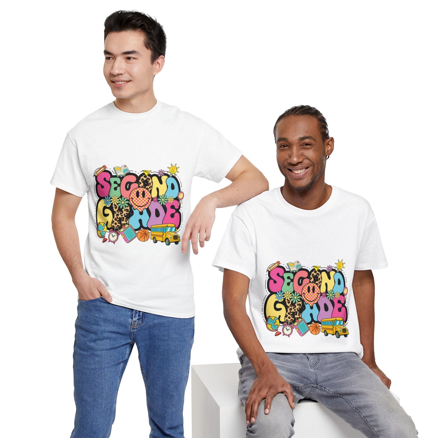 Second Grade Unisex Heavy Cotton Tee