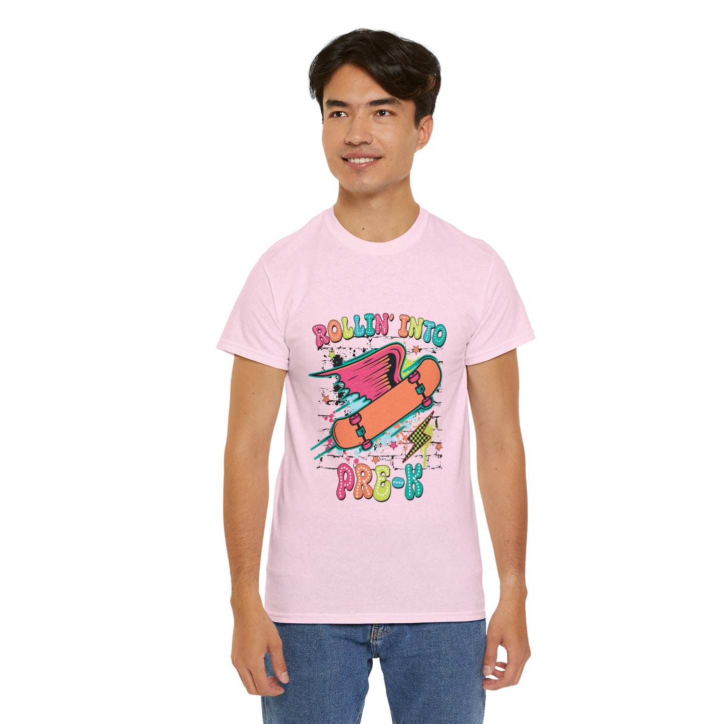 Rockin Into Pre K Unisex Heavy Cotton Tee