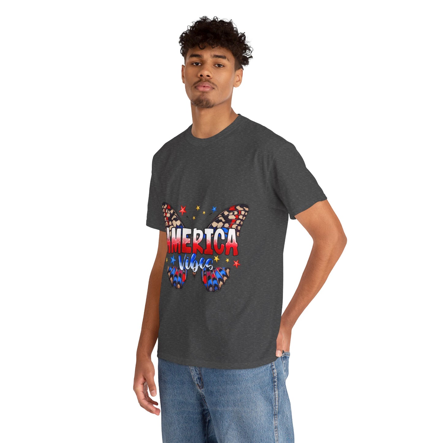 America Vibes Unisex Heavy Cotton Tee