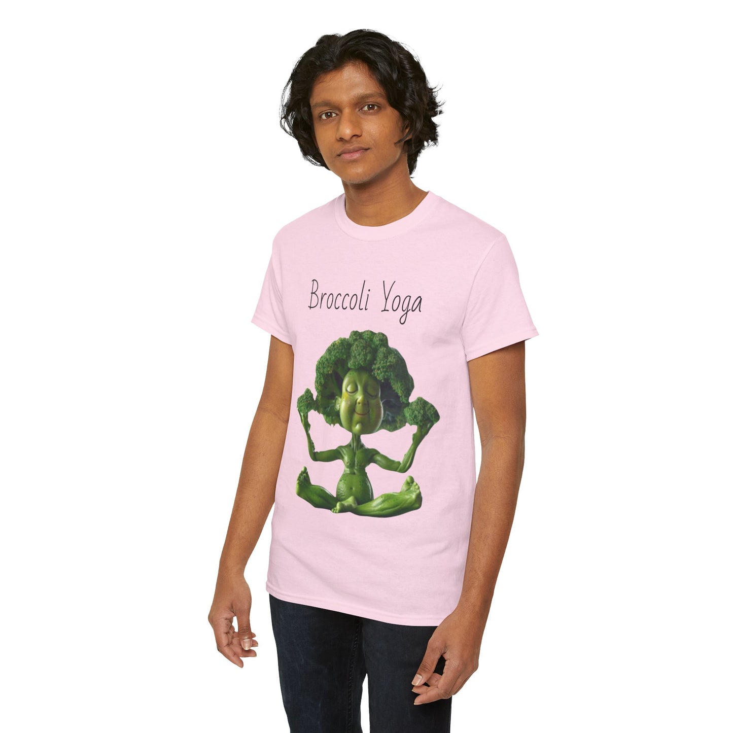 Broccoli Yoga Unisex Heavy Cotton Tee