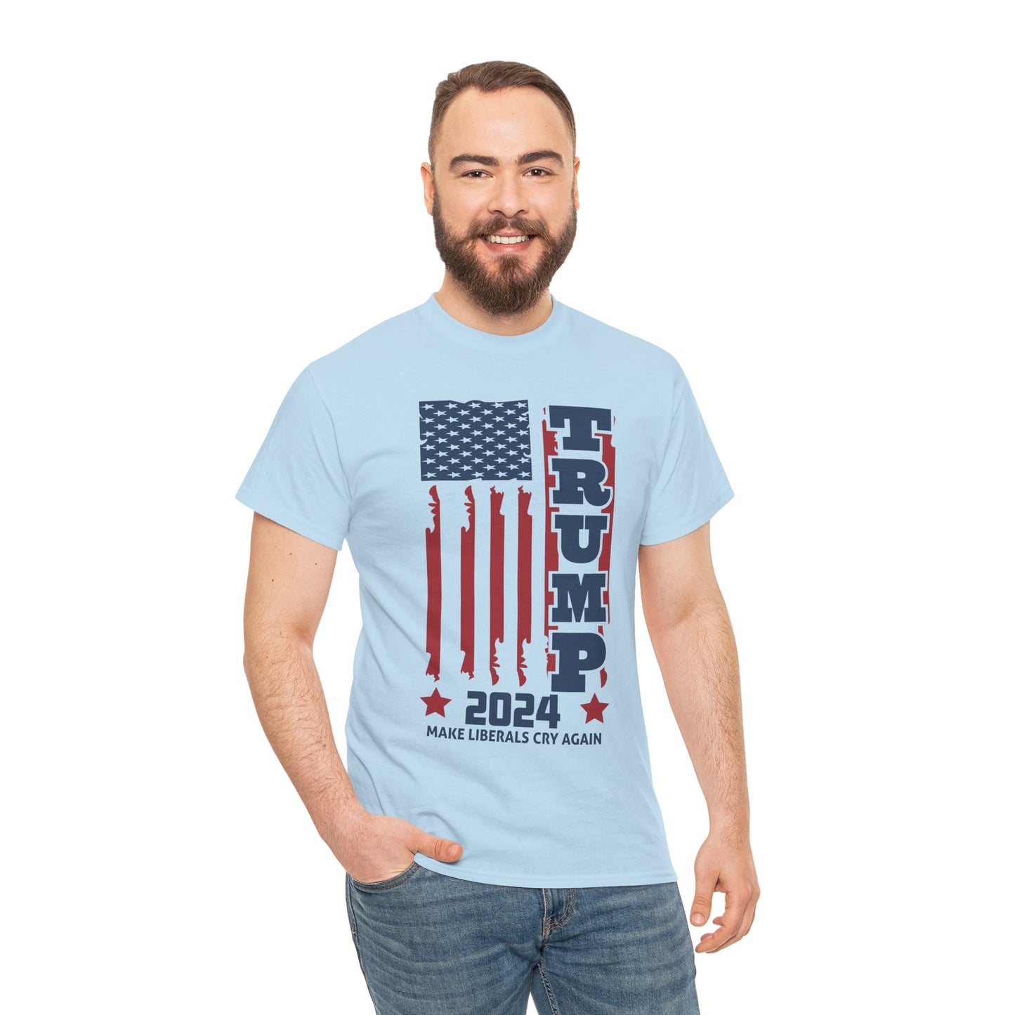 Trump 2024 A Unisex Heavy Cotton Tee