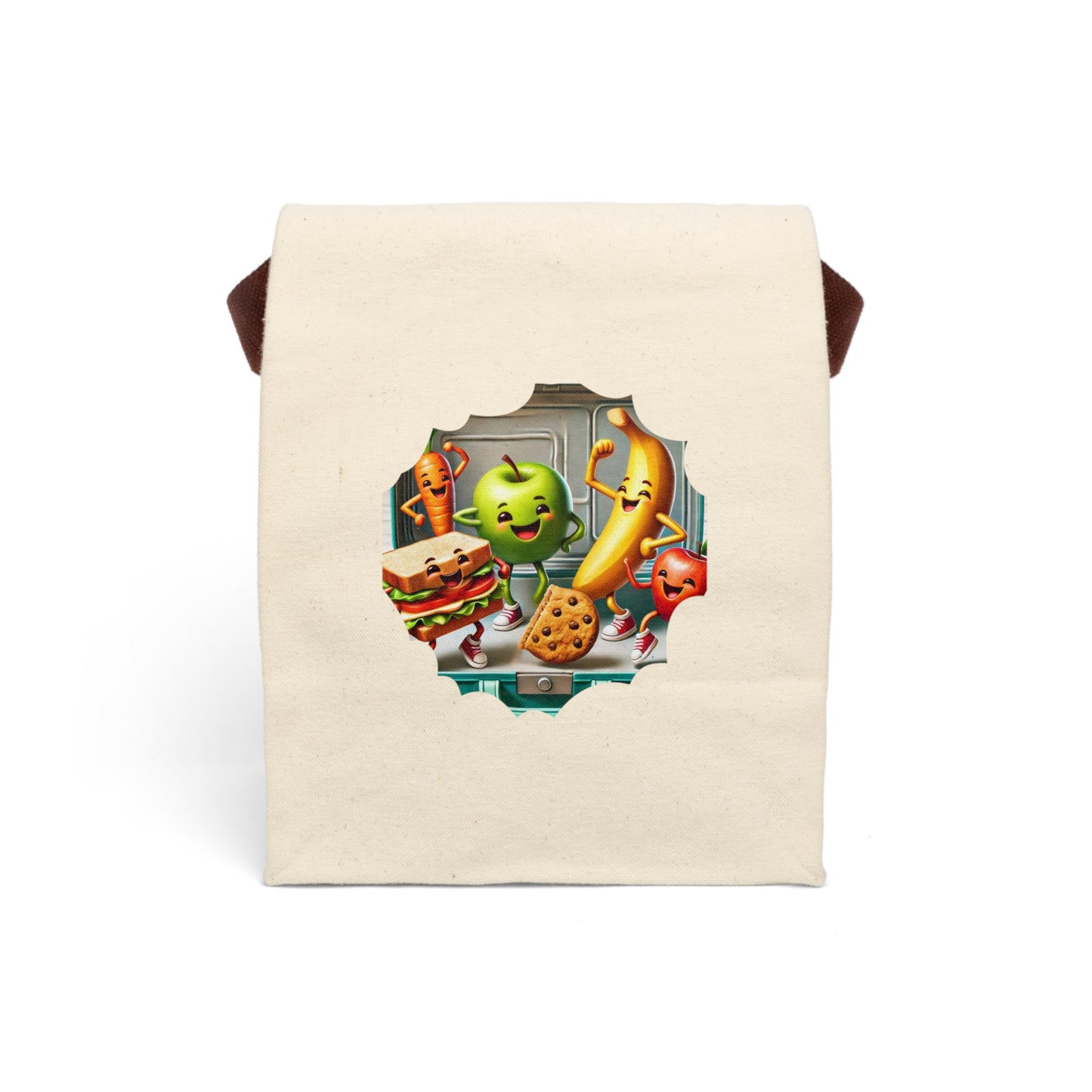 Happy Meal Canvas Lunch Bag With Strap