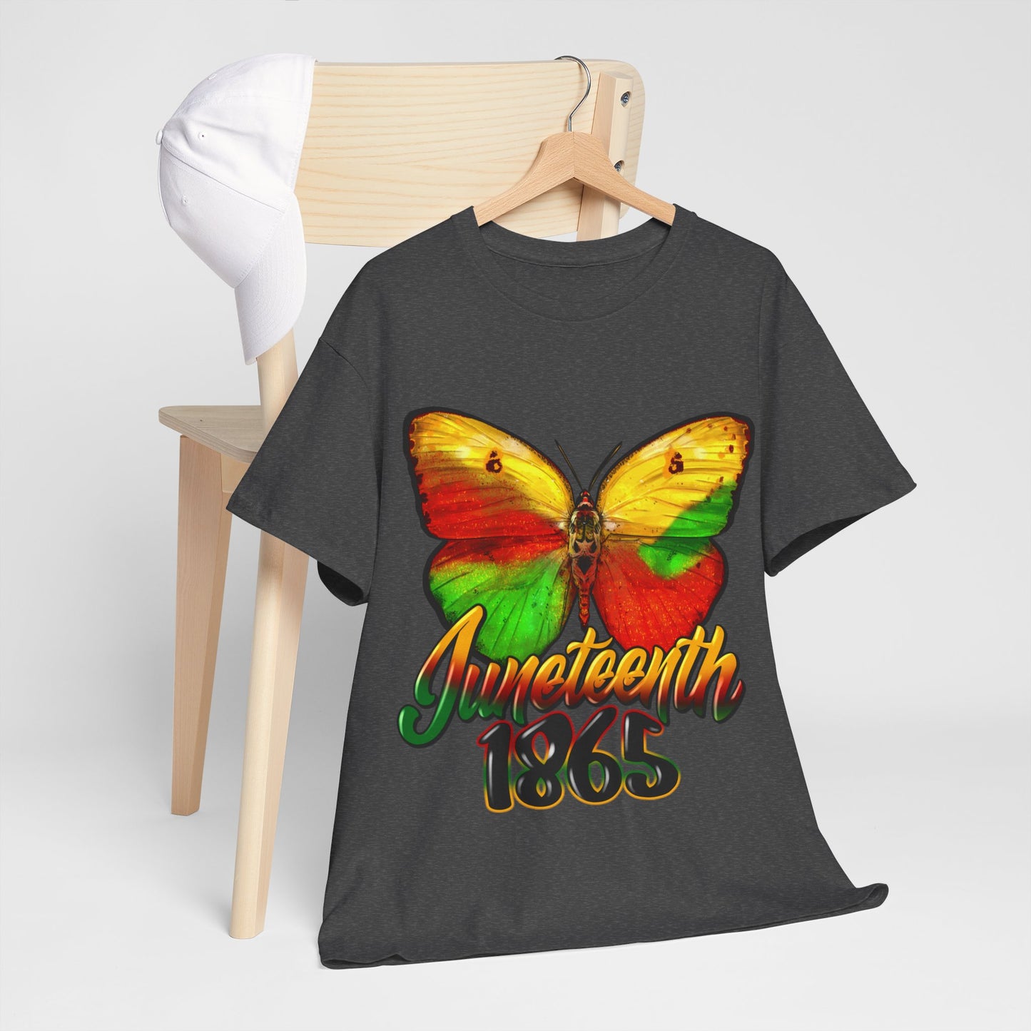 Juneteenth Butterfly Unisex Heavy Cotton Tee