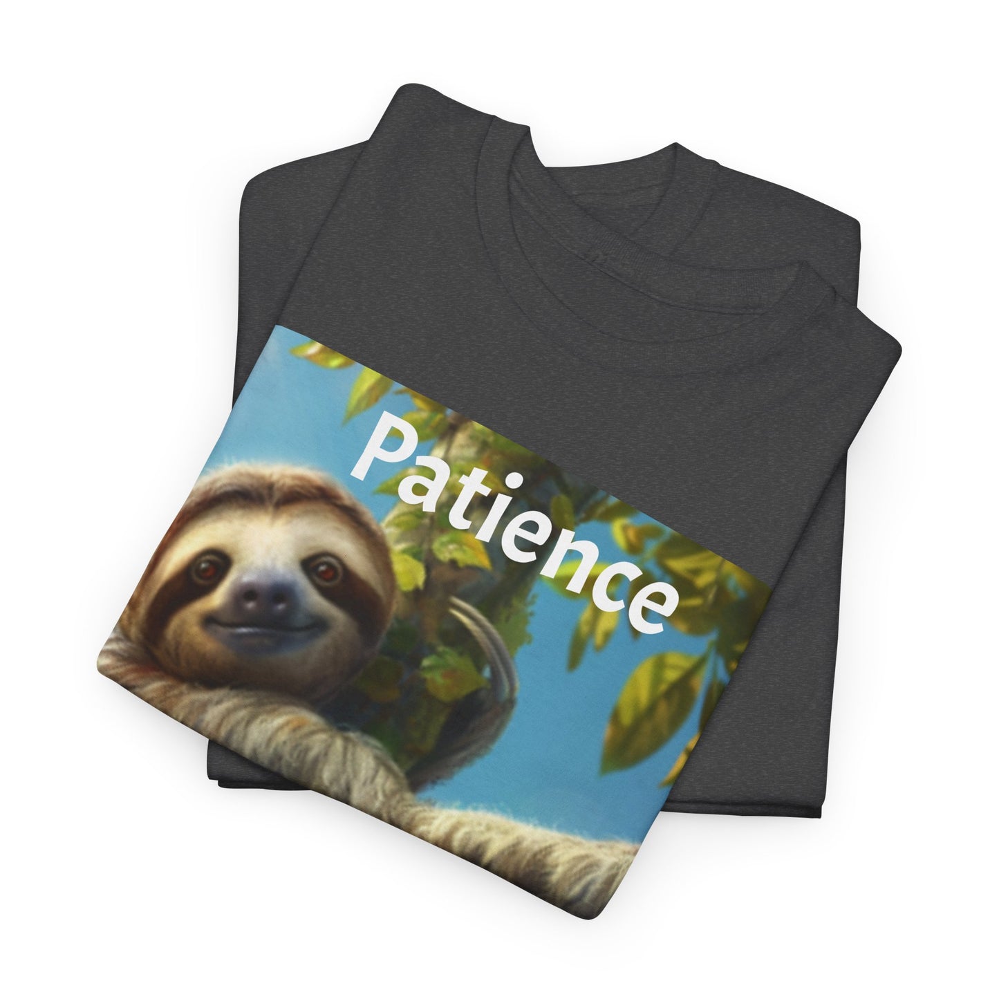 Sloth Patience Unisex Heavy Cotton Tee