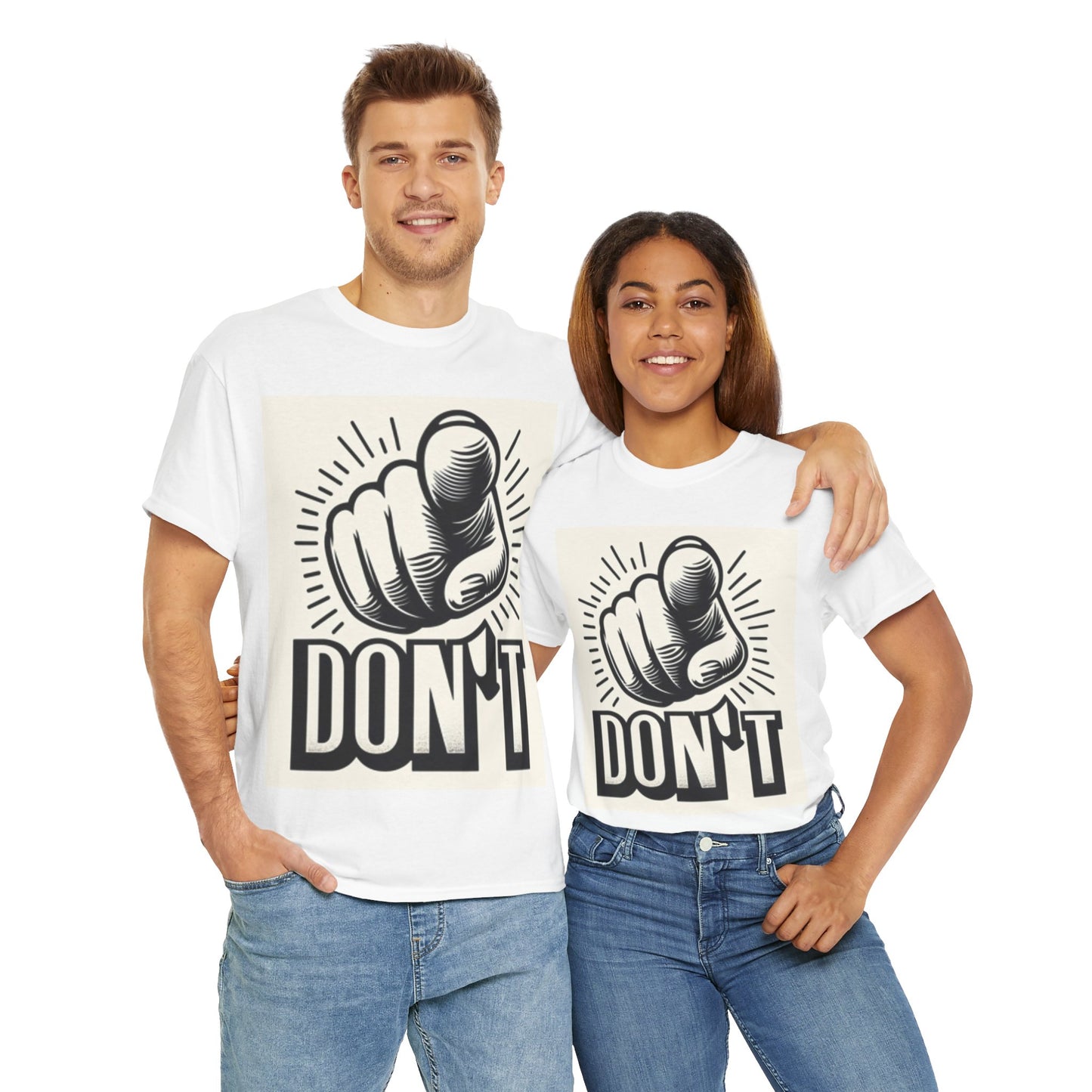 Don't Finger Unisex Heavy Cotton Tee