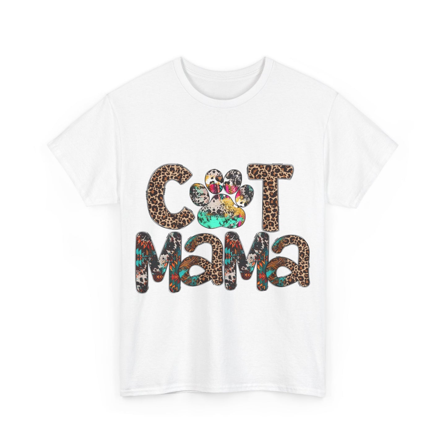 Cat Mama2 Unisex Heavy Cotton Tee