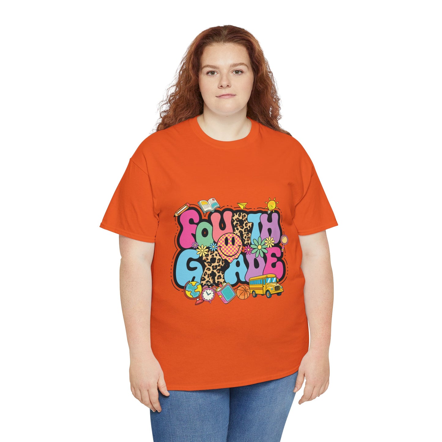 Fourth Grade Unisex Heavy Cotton Tee