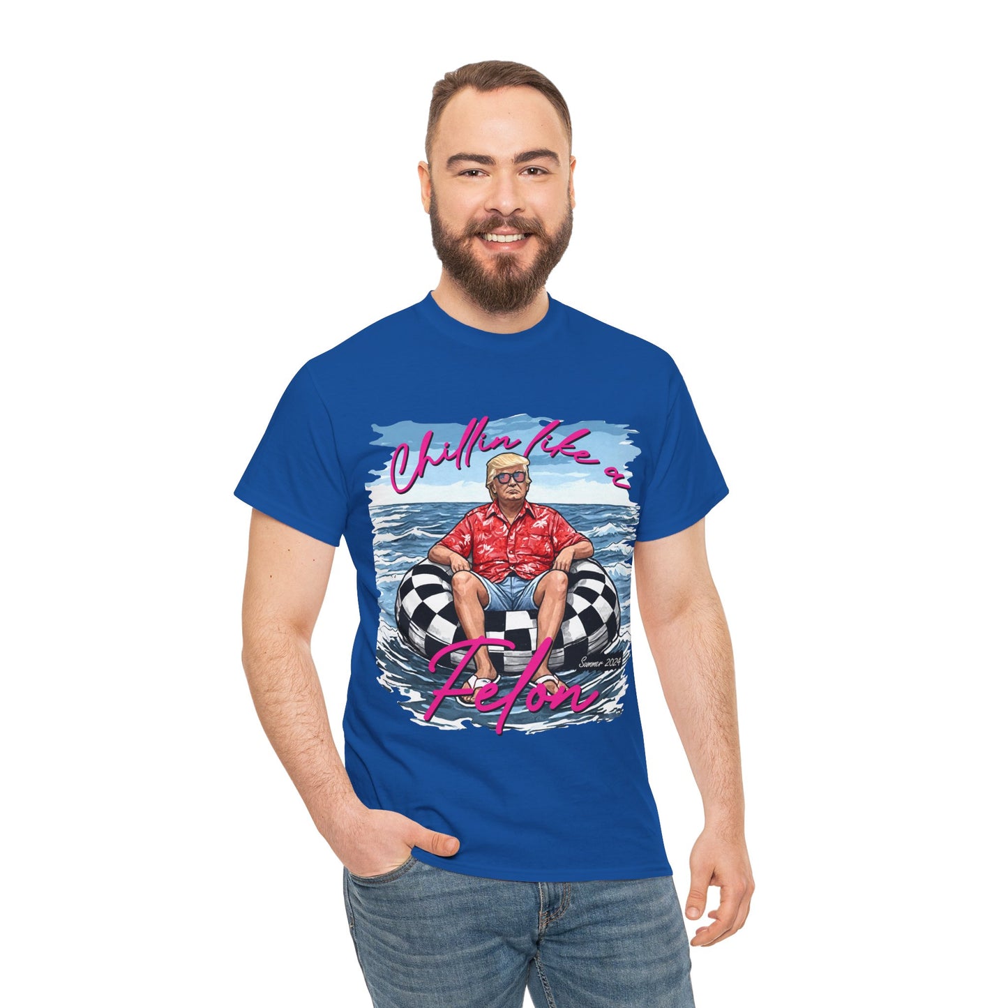 Trump Chillin' Unisex Heavy Cotton Tee