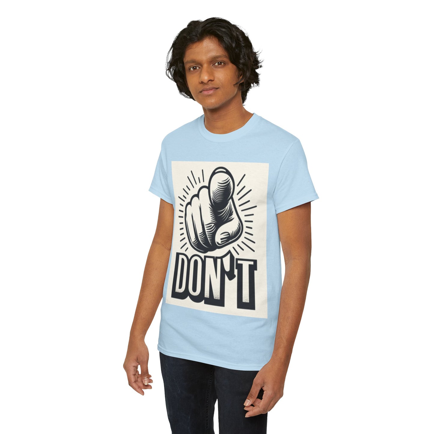 Don't Finger Unisex Heavy Cotton Tee