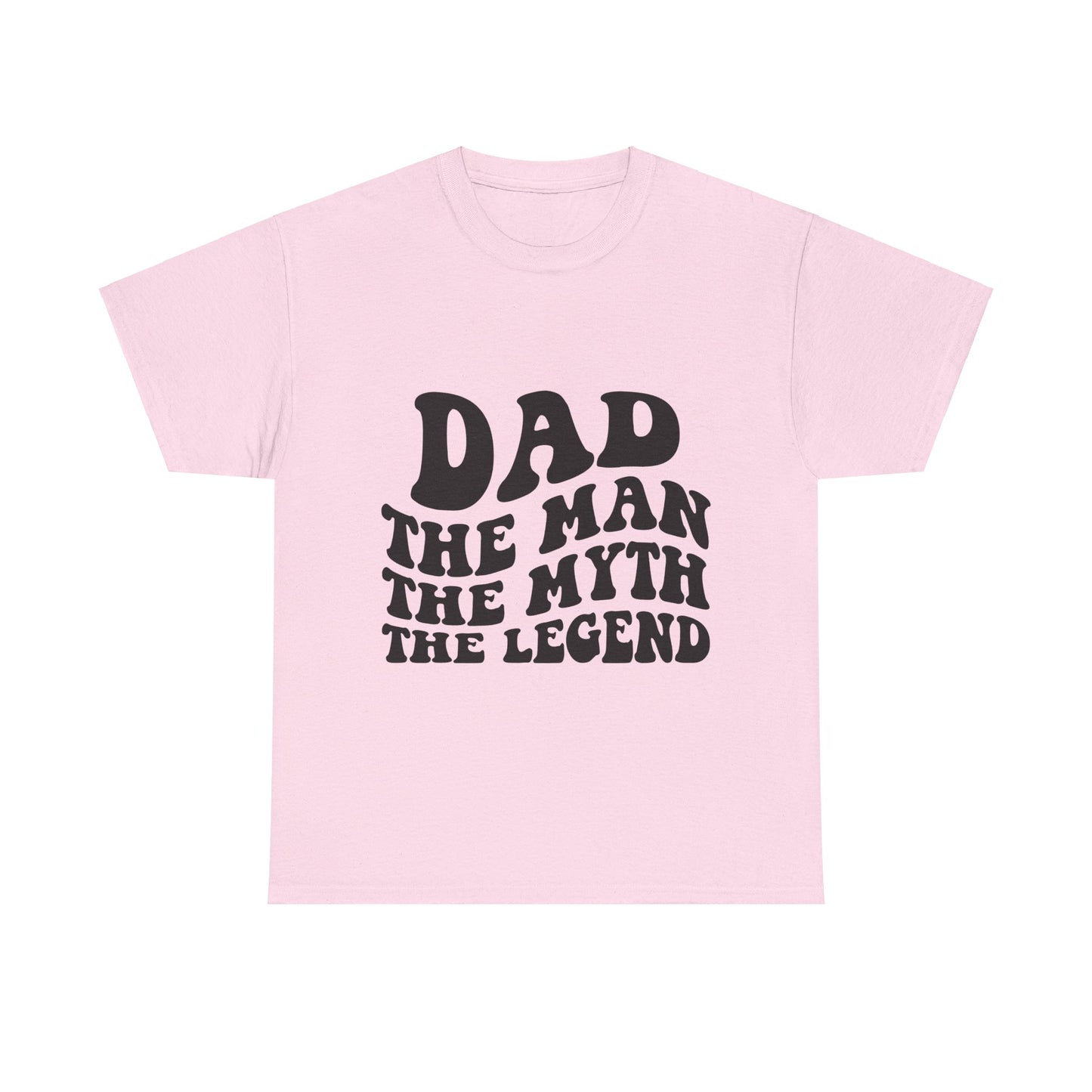 Dad Man Myth Legend Unisex Heavy Cotton Tee