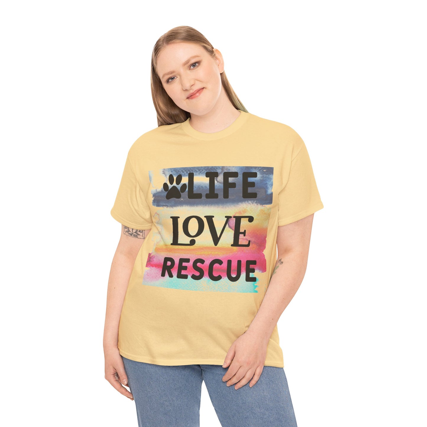 Life Love Rescue Unisex Heavy Cotton Tee