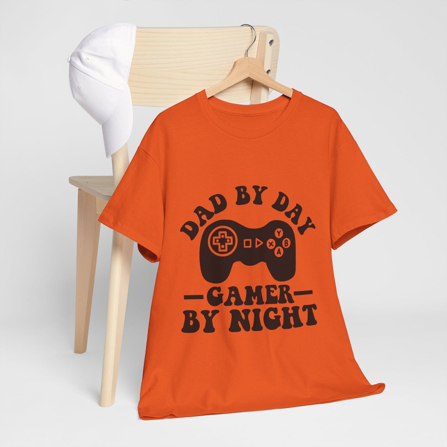 Gamer By Night Unisex Heavy Cotton Tee