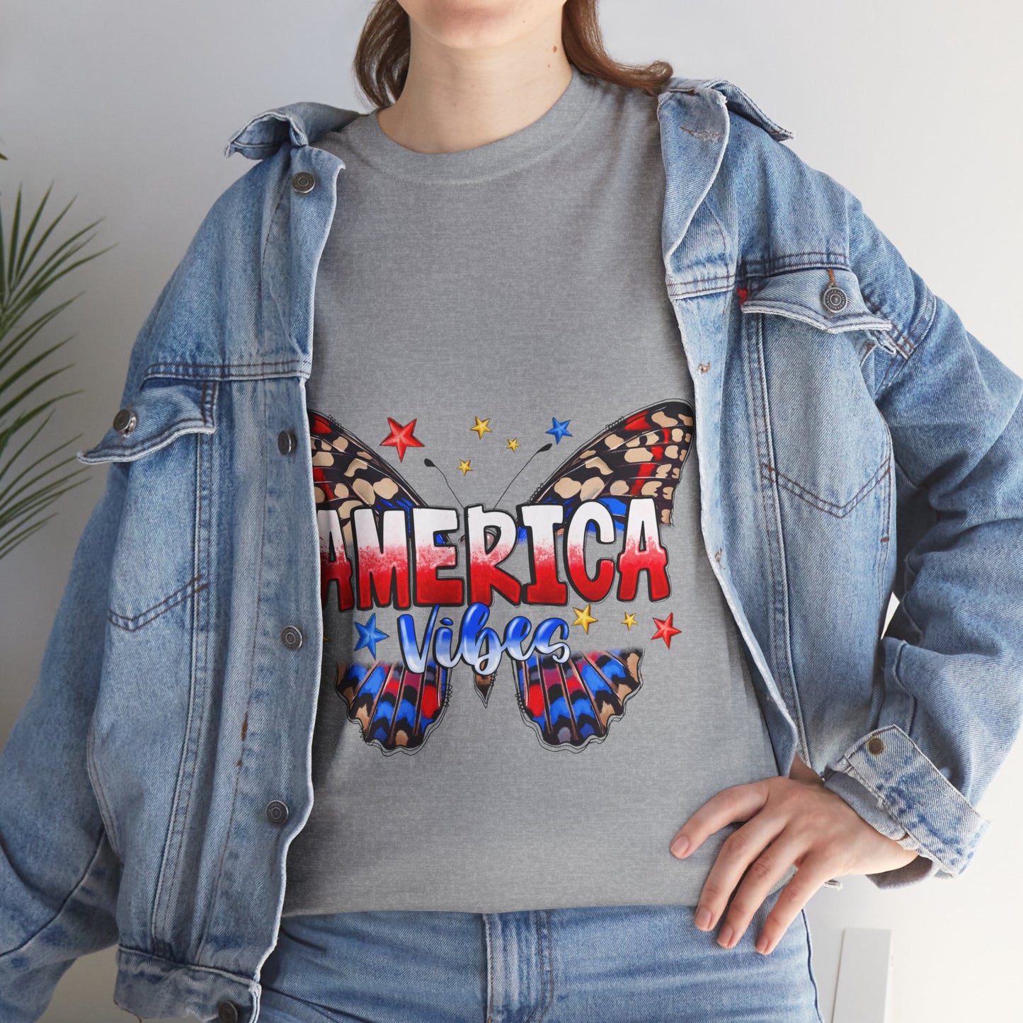 America Vibes Unisex Heavy Cotton Tee