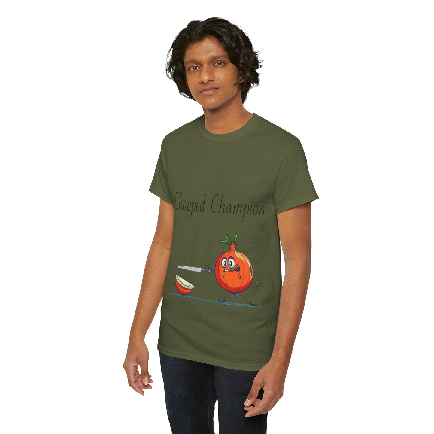 Chopped Champion Unisex Heavy Cotton Tee