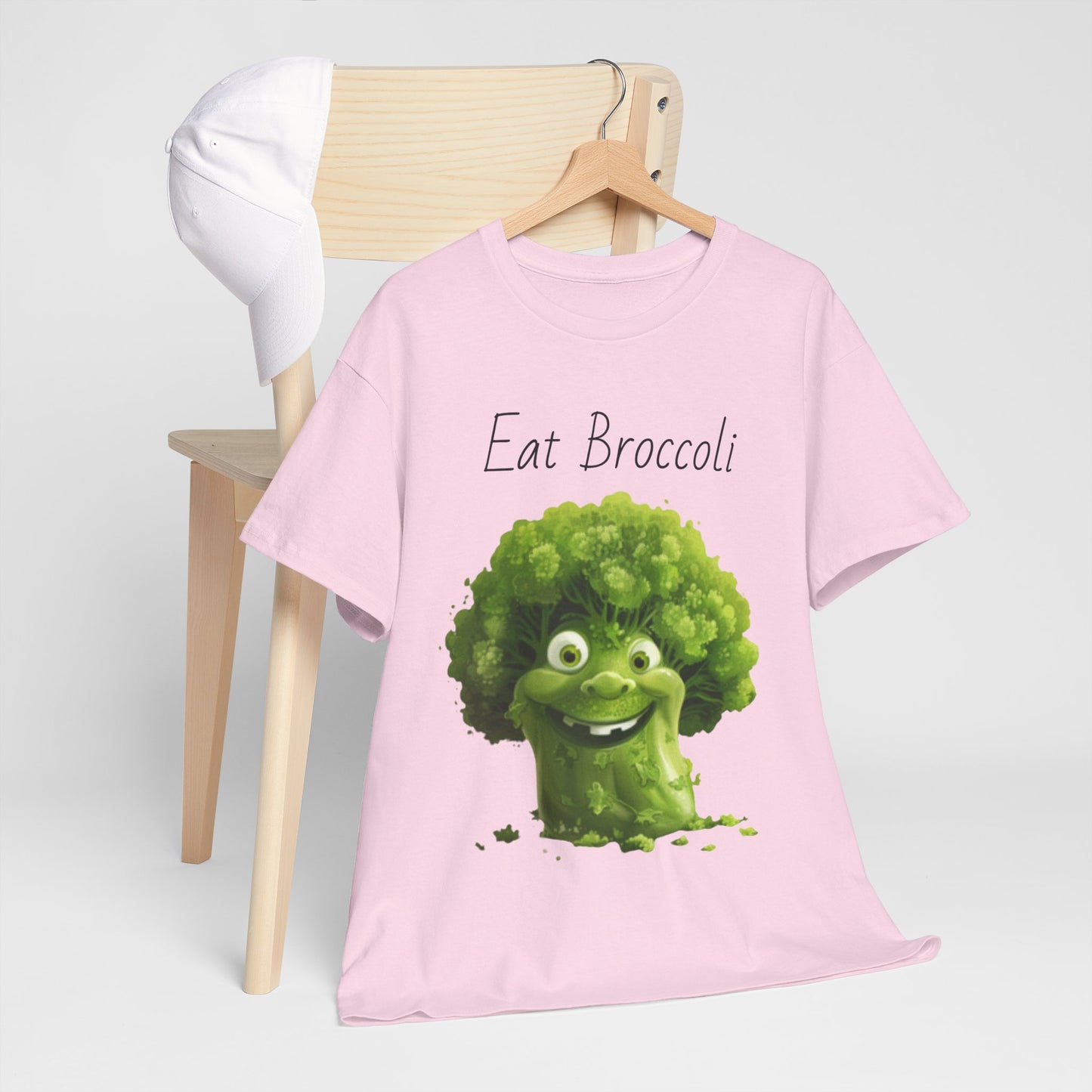 Eat Broccoli Unisex Heavy Cotton Tee