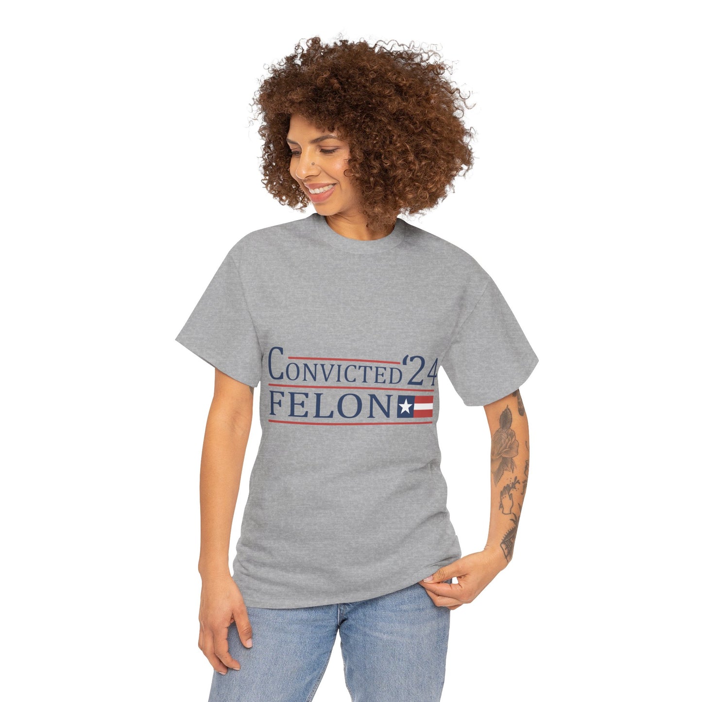 Convicted Felon Unisex Heavy Cotton Tee