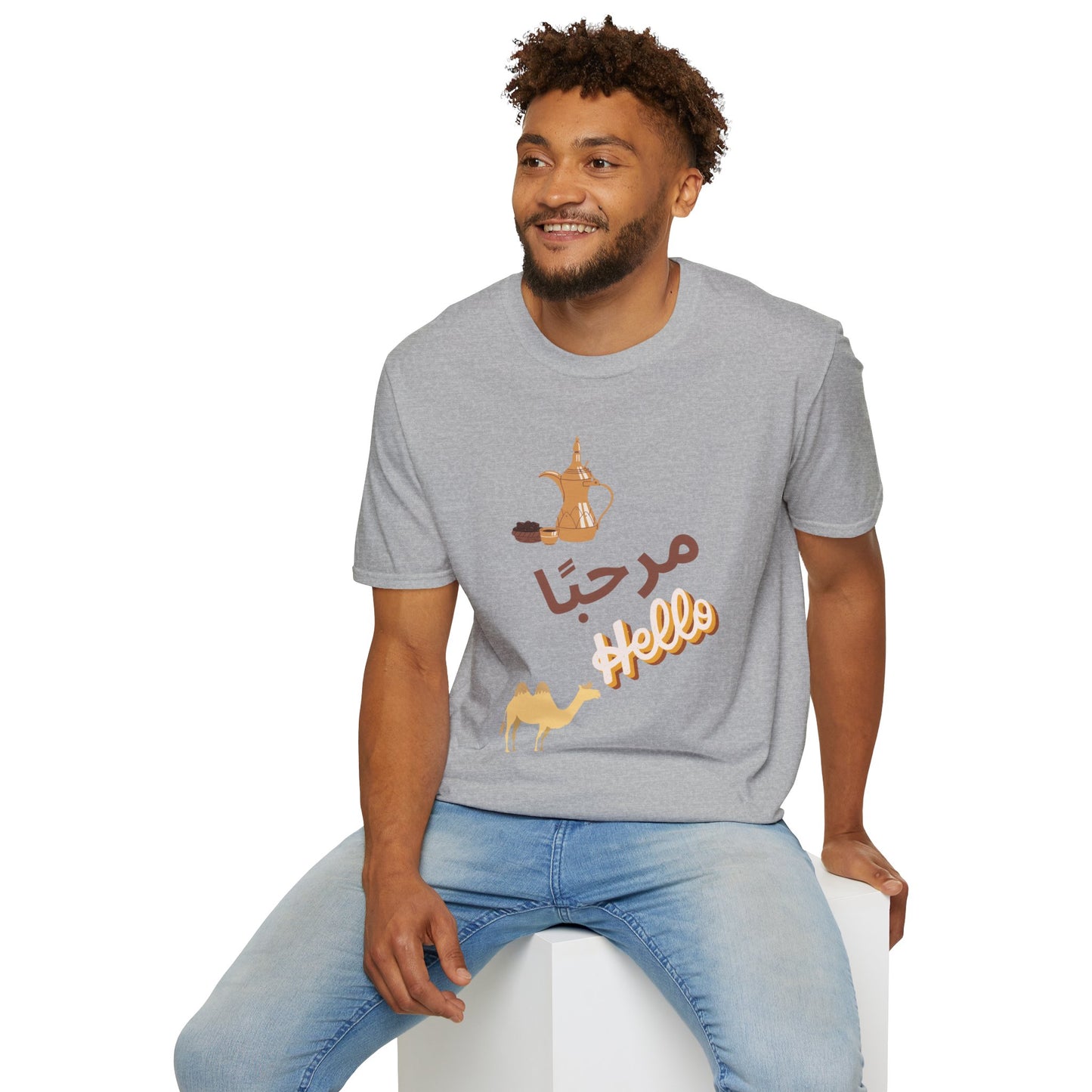 Hello in Arabic Unisex Softstyle T-Shirt