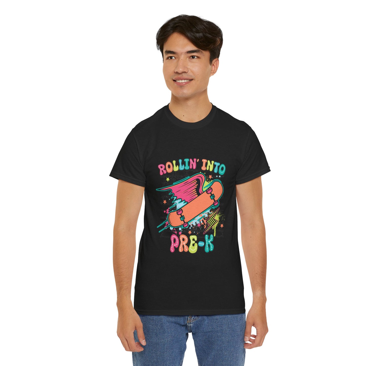 Rockin Into Pre K Unisex Heavy Cotton Tee