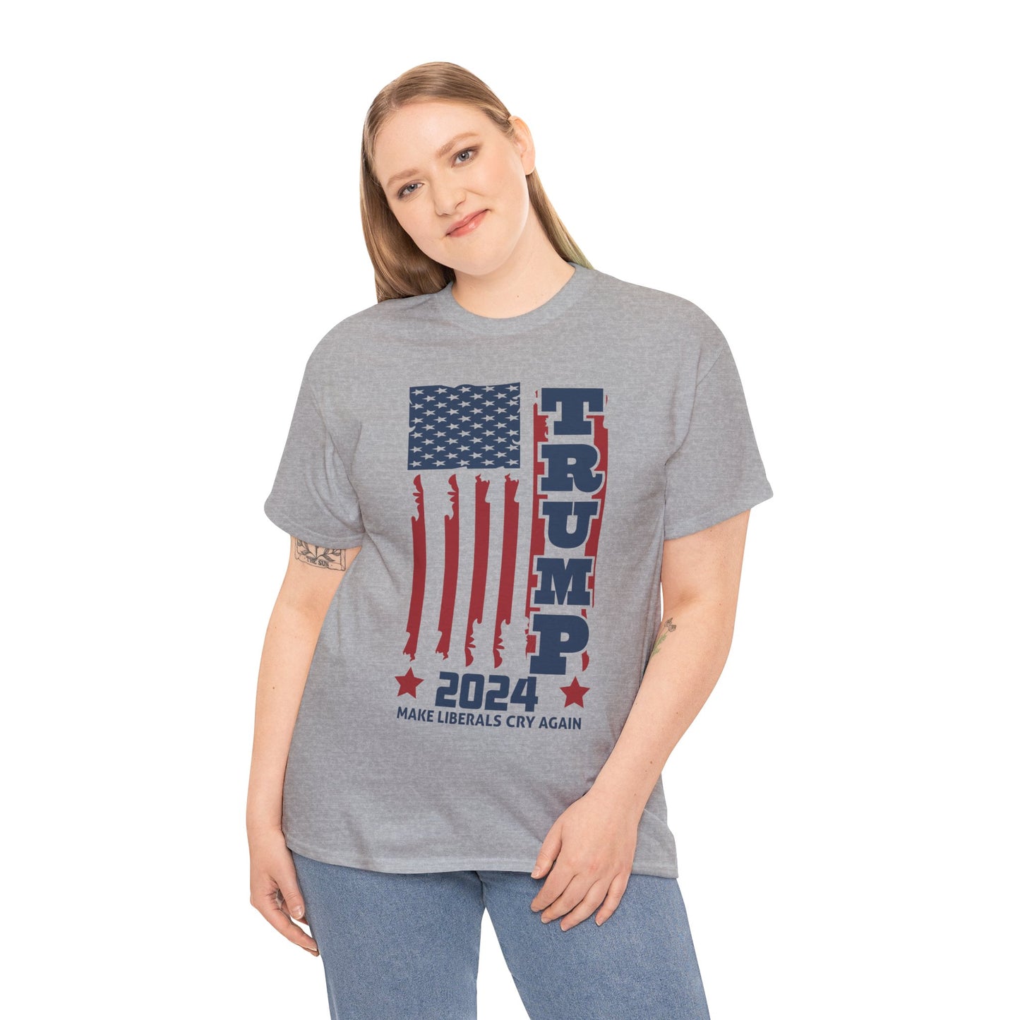 Trump 2024 A Unisex Heavy Cotton Tee