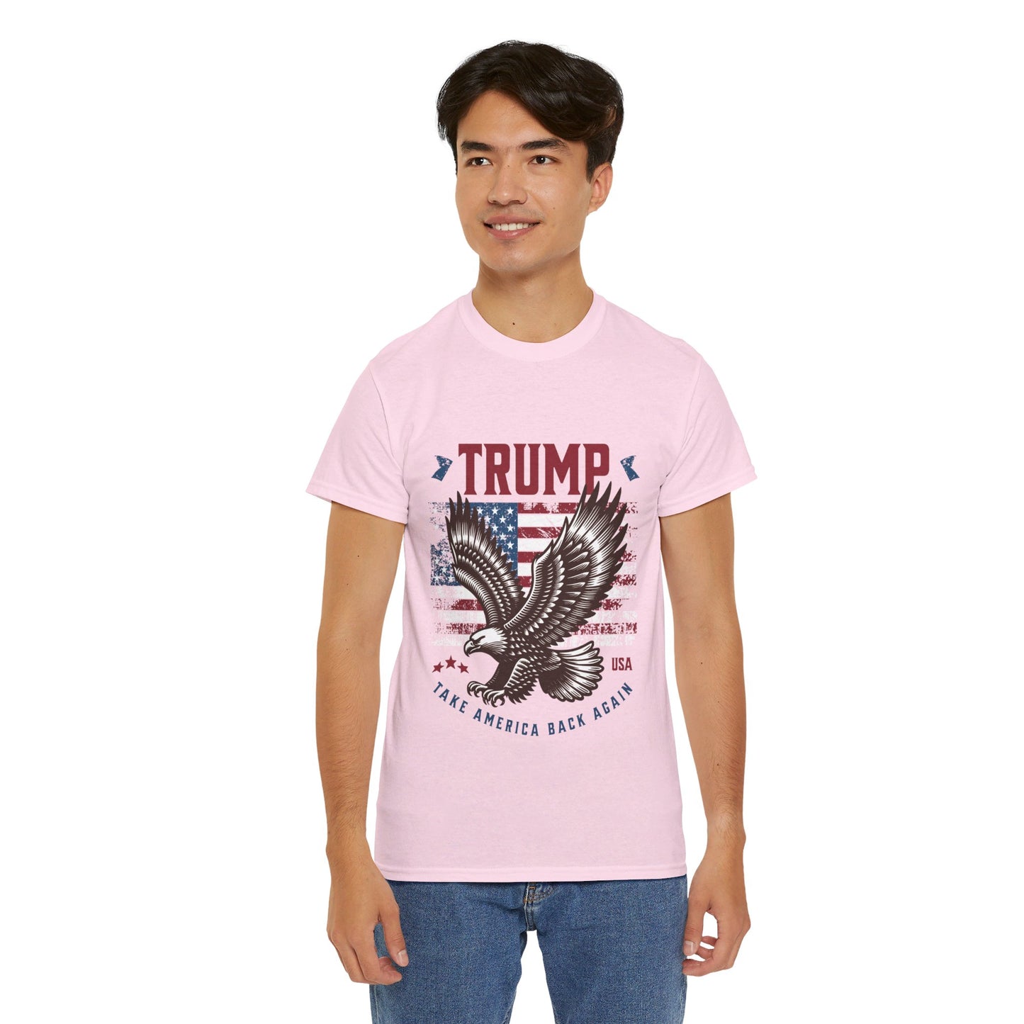 Trump MAGA Eagle Unisex Heavy Cotton Tee