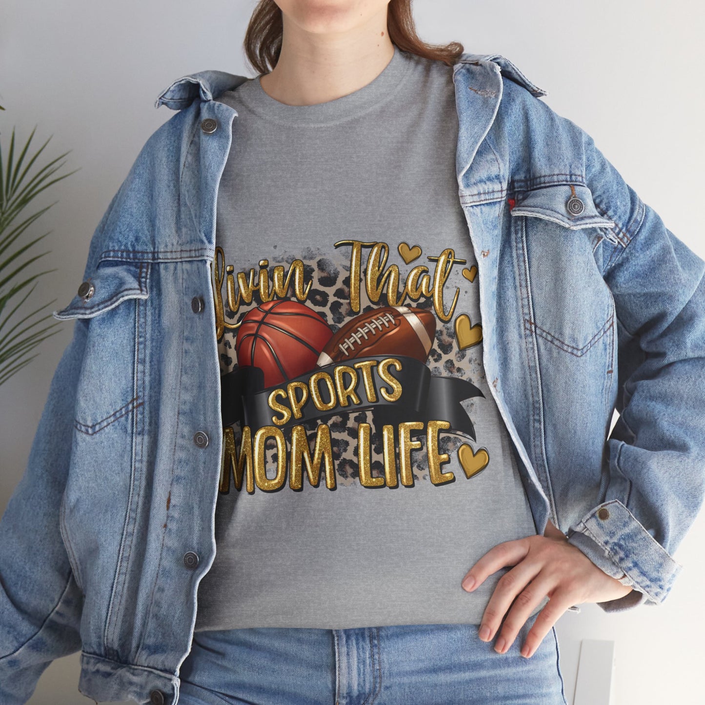 Sports Life Mom Unisex Heavy Cotton Tee