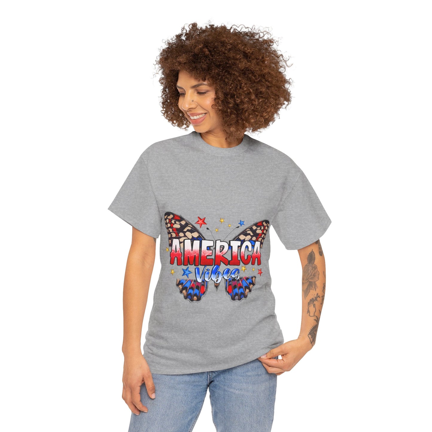 America Vibes Unisex Heavy Cotton Tee