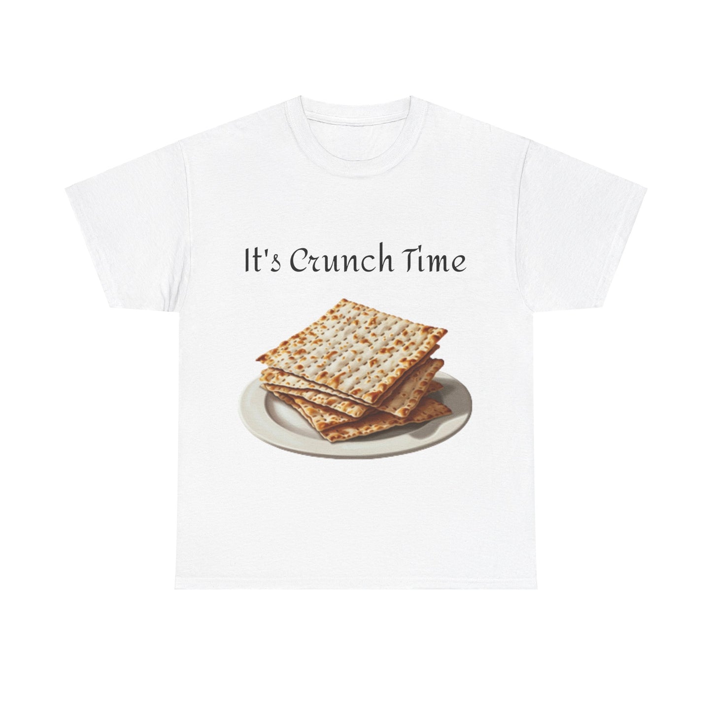 It's Crunch Time Matza Unisex Heavy Cotton Tee