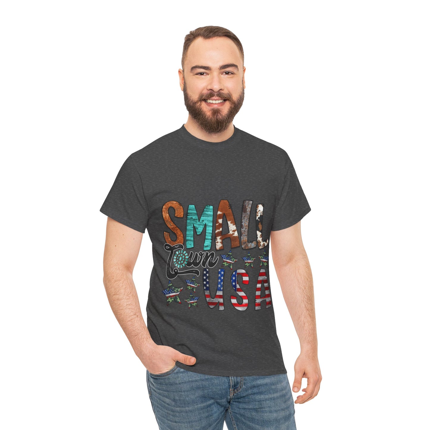 Small Town USA Unisex Heavy Cotton Tee