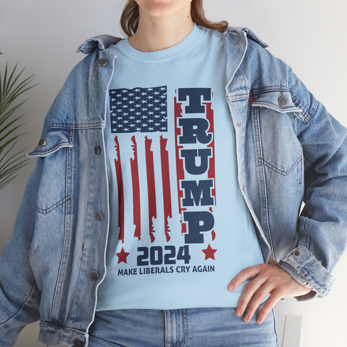 Trump 2024 A Unisex Heavy Cotton Tee