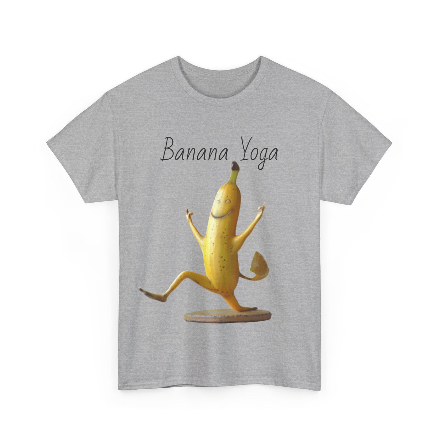 Banana Yoga2 Unisex Heavy Cotton Tee