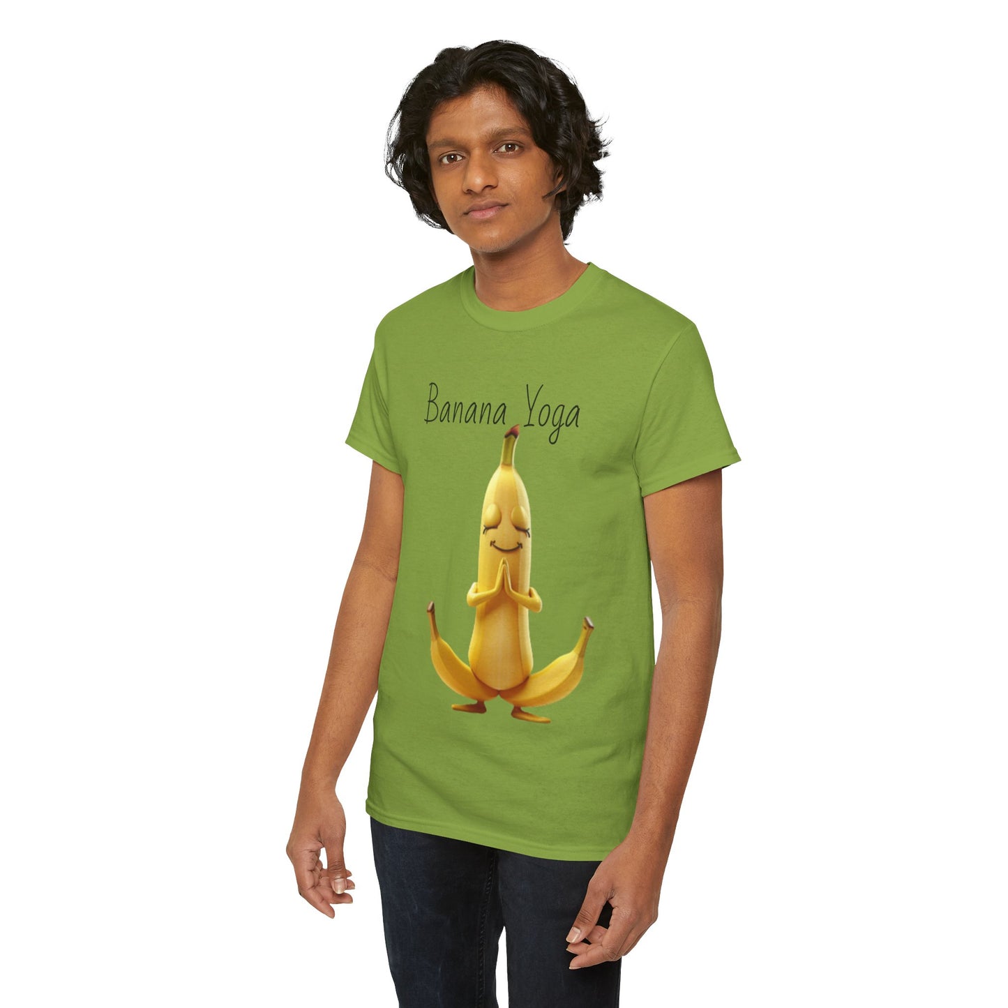 Banana Yoga Unisex Heavy Cotton Tee