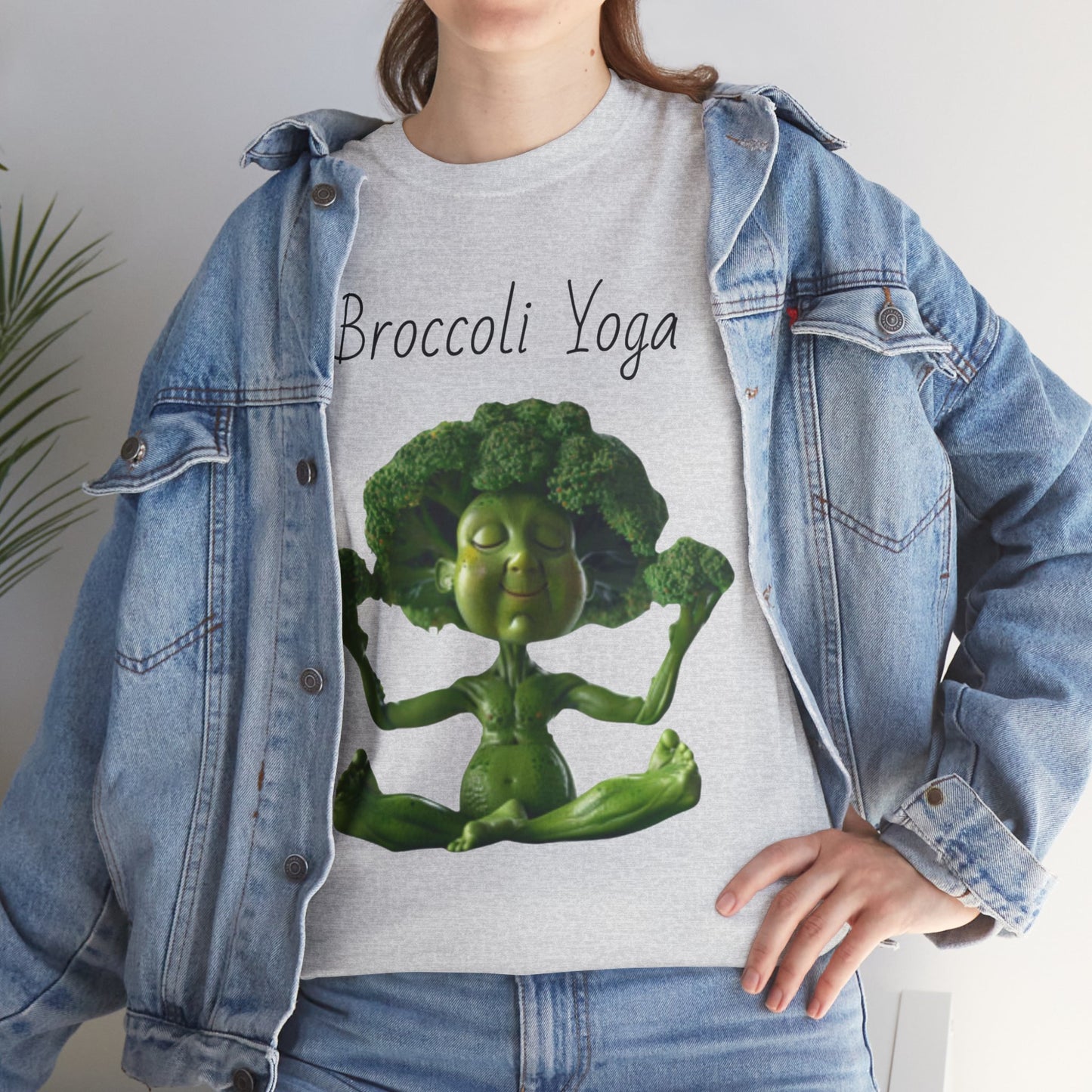 Broccoli Yoga Unisex Heavy Cotton Tee