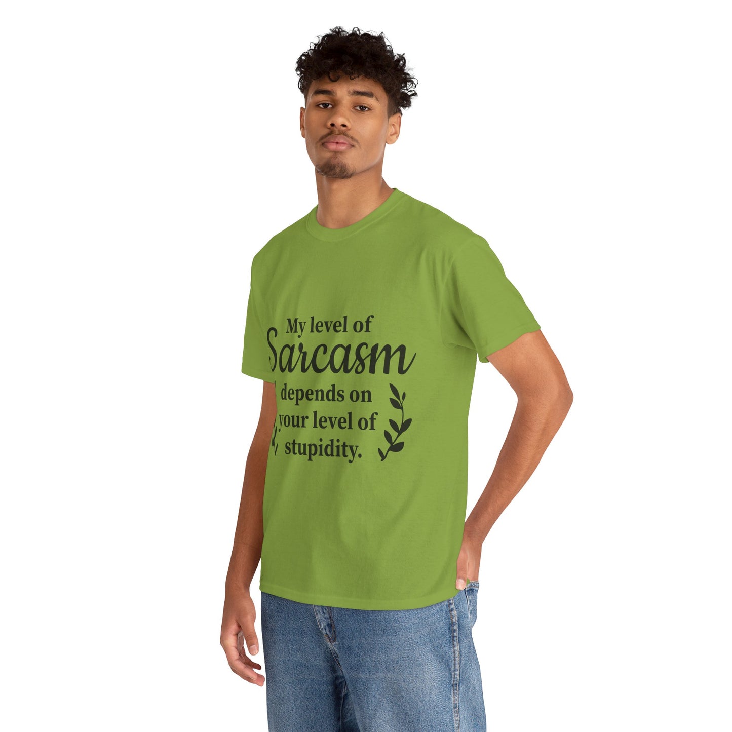 My Level Of Sarcasm Unisex Heavy Cotton Tee