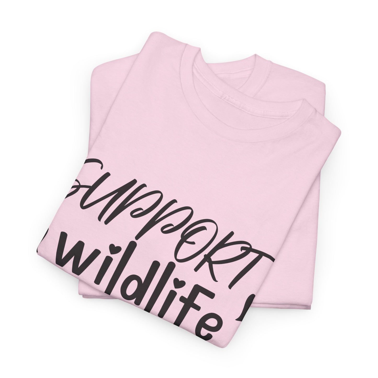 Support Wildlife Raise Boys Unisex Heavy Cotton Tee